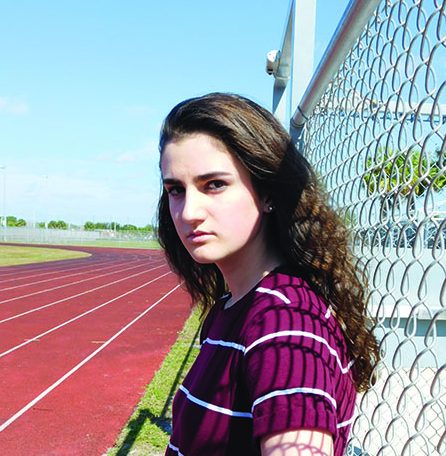 Meet Gabby. Although she still runs today for exercise, she used to use track and running as a way to lose weight, alongside cutting meals.