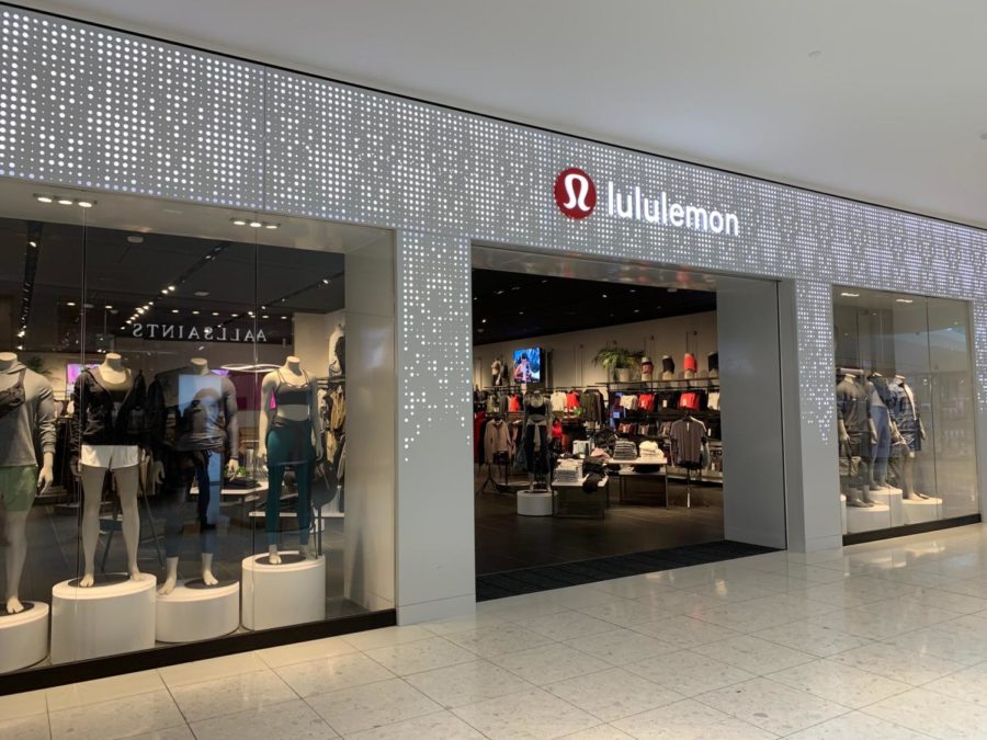 The outside of a Lululemon store at the Aventura Mall in Florida.
