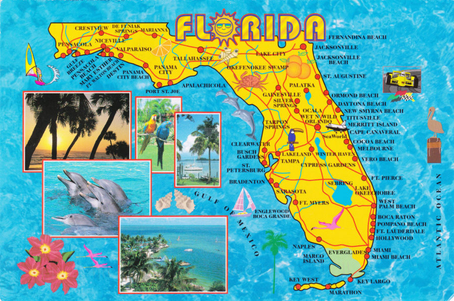 A map of Florida showcasing the different cities and counties that we have to offer. 