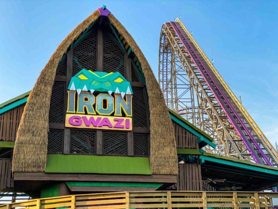 The+Entrance+of+the+Iron+Gwazi+in+Tampa%2C+Florida.+